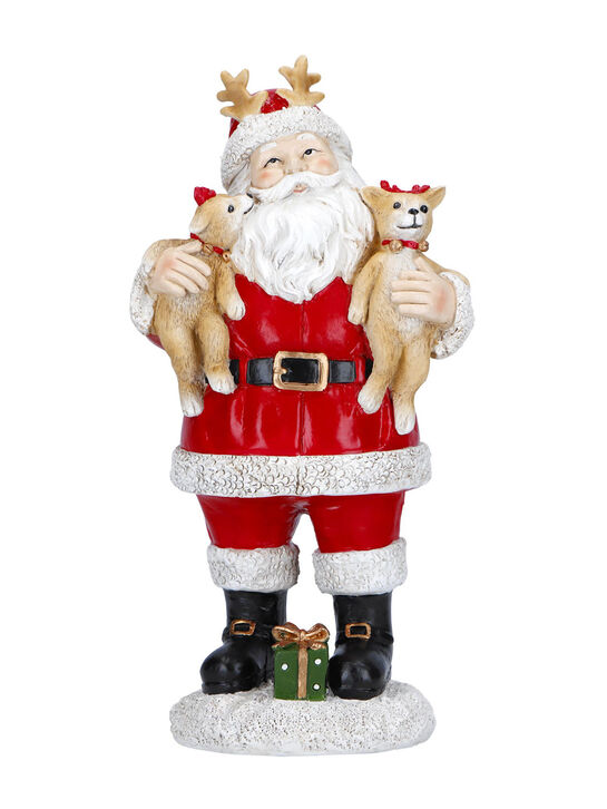 Новогодний сувенир Санта с собакой 14,7×11,3×32 см Timstor , арт.  | Фото 1