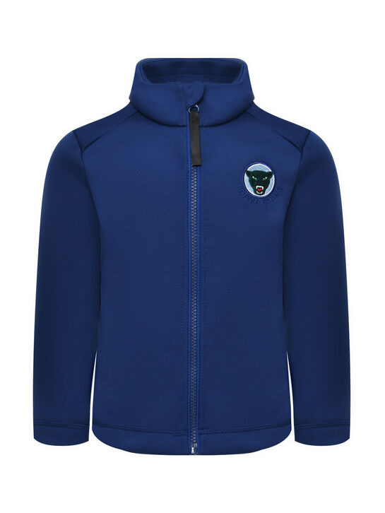 Флисовая кофта с вышивкой, синяя Poivre Blanc , арт.  | Фото 1