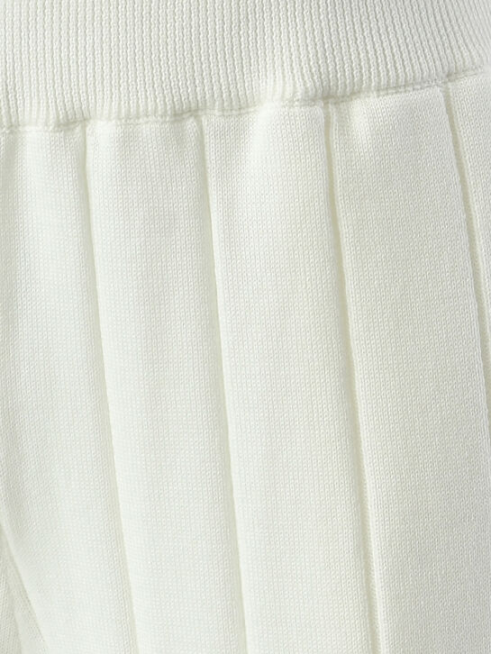 Брюки вязаные, белые Brunello Cucinelli , арт.  | Фото 4