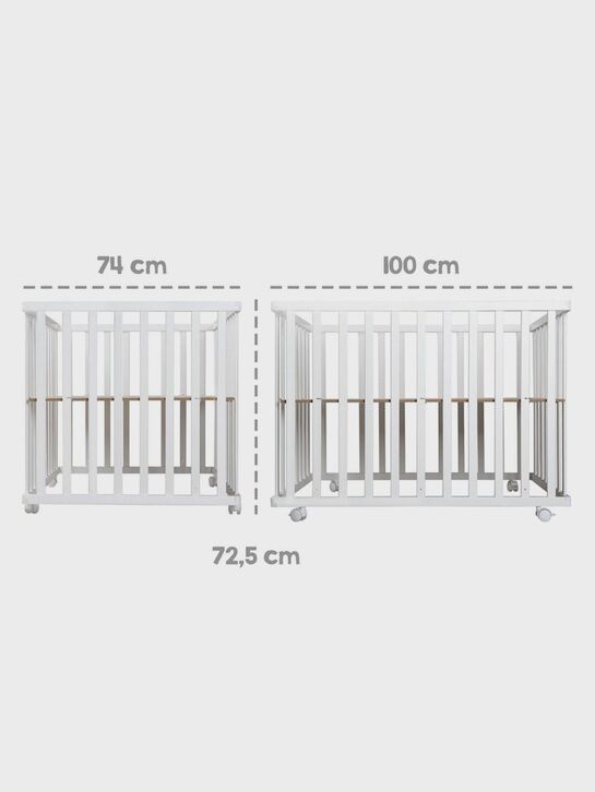 Манеж детский складной Foldable playpen серый, 74 х 100 см Roba , арт.  | Фото 4