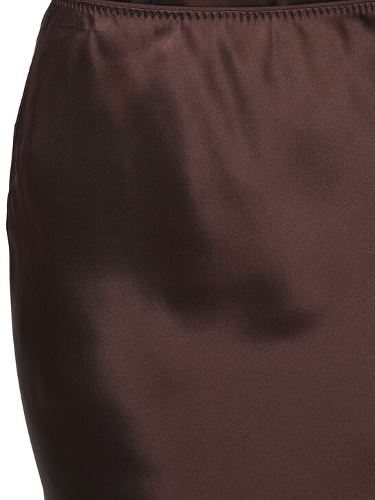 Юбка из шелка, коричневая Dorothee Schumacher , арт.  | Фото 6