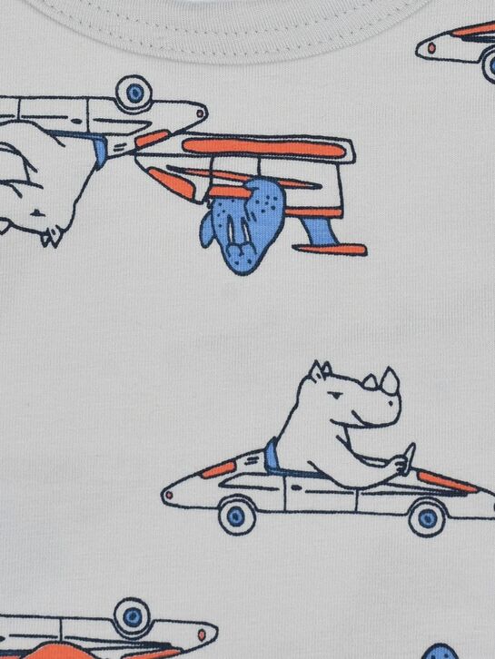 Майка принт &quot;носороги в машинах&quot; Sanetta , арт.  | Фото 3