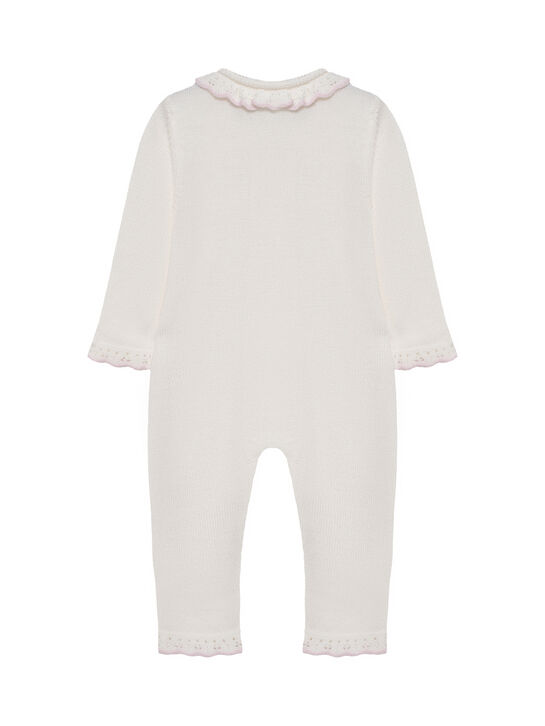 Комбинезон из шерсти с кружевным воротником Tomax , арт.  | Фото 2