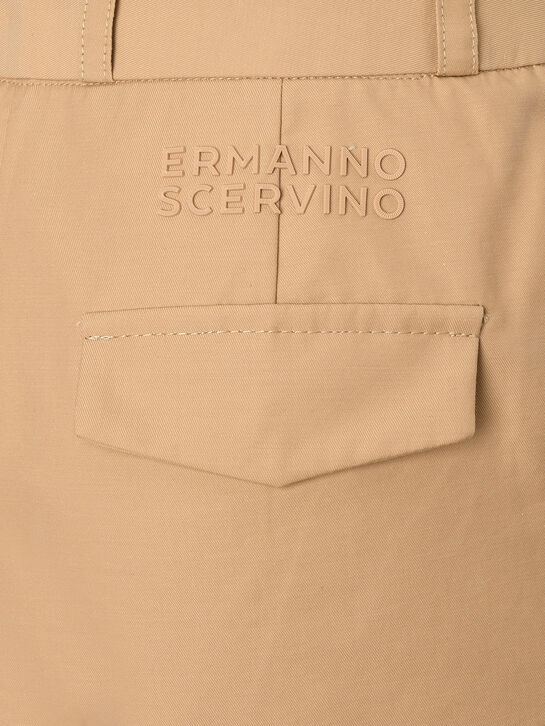 Шорты с карманами, бежевые Ermanno Scervino , арт.  | Фото 3