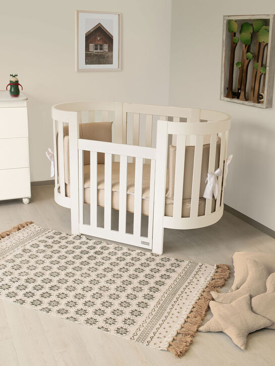 Кровать-трансформер Lunetta Ovale, белый ITALBABY , арт.  | Фото 10