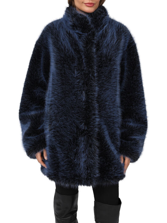 Пальто из эко-меха Flashin , арт.  | Фото 4