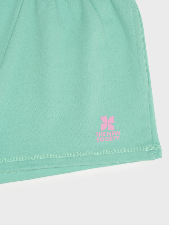 Шорты трикотажные, зеленые The New Society , арт.  | Фото 3