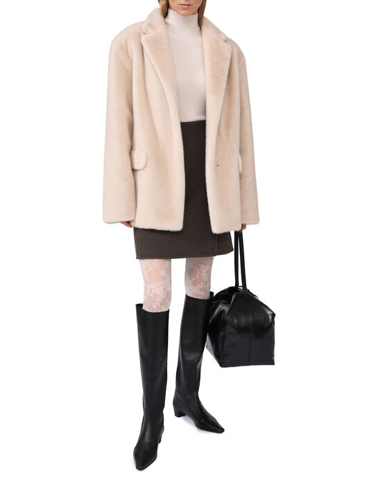 Пальто из эко-меха Flashin , арт.  | Фото 2