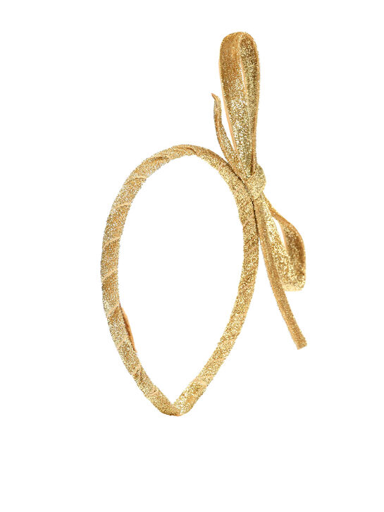 Ободок с бантом, золотой Eirene , арт.  | Фото 2