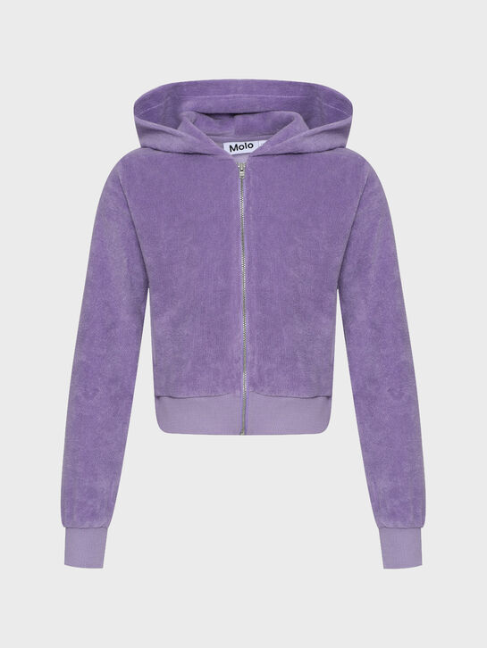 Куртка спортивная велюровая, сиреневая Molo , арт.  | Фото 1