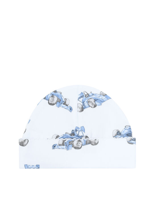 Шапка с принтом &quot;гоночные машины&quot; Lyda Baby , арт.  | Фото 1