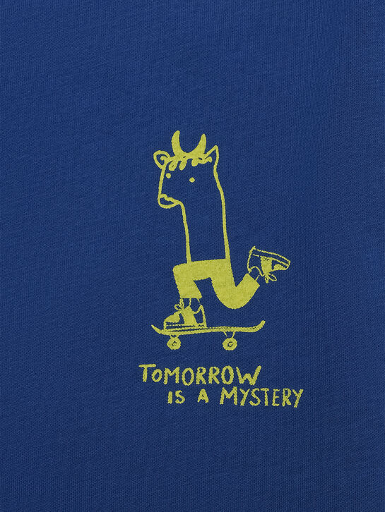 Пижама: футболка + шорты, синяя Sanetta , арт.  | Фото 4