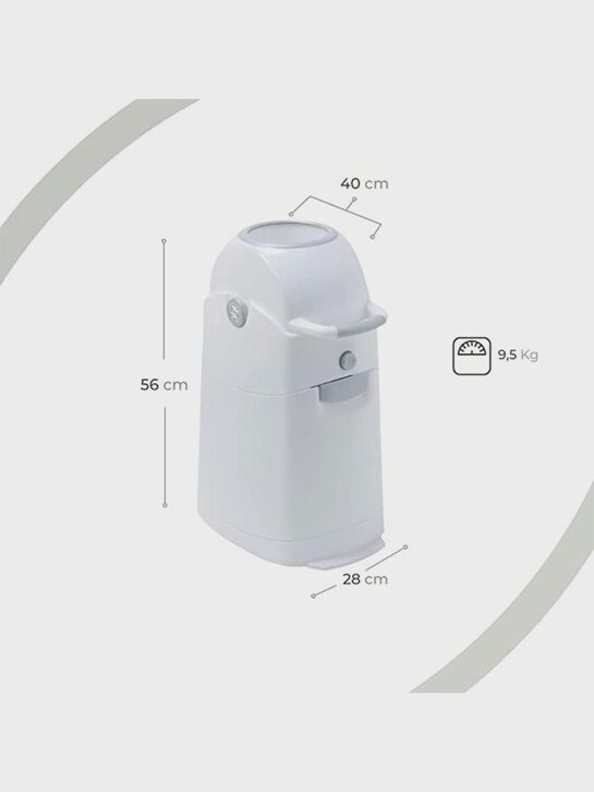 Накопитель подгузников Silver, белый/серый Diaper Champ , арт.  | Фото 3