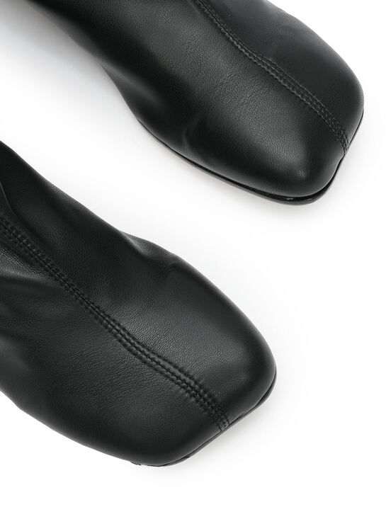 Полусапожки на каблуке, черные MM6 , арт.  | Фото 4