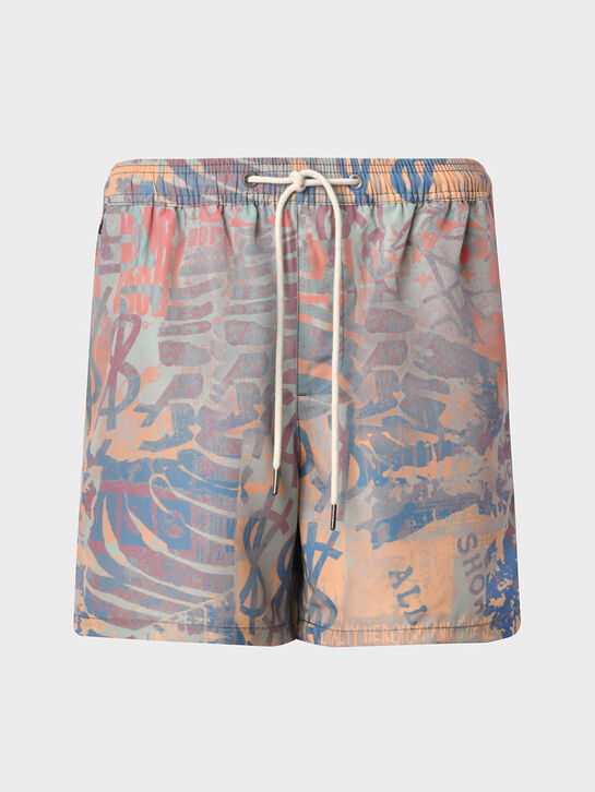 Шорты для купания с принтом Ksubi , арт.  | Фото 1