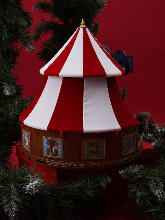 Новогодний сувенир Цирк &quot;Большой топ&quot;, 31 см, адаптер Musicboxworld , арт.  | Фото 3