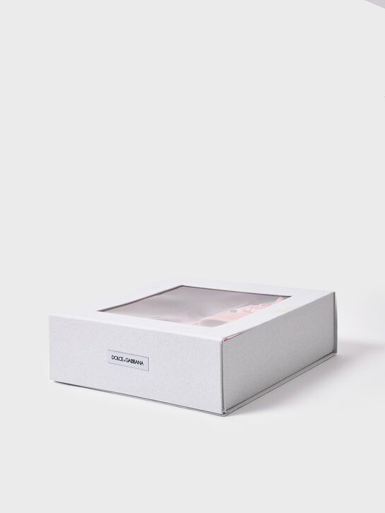 Комплект: комбинезон, шапка и слюнявчик, розовый Dolce&Gabbana , арт.  | Фото 10