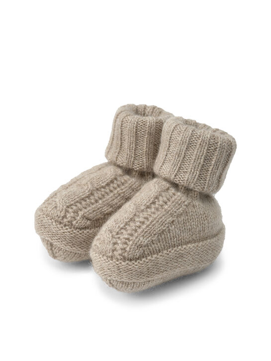 Пинетки из кашемира, бежевые Tomax , арт.  | Фото 2