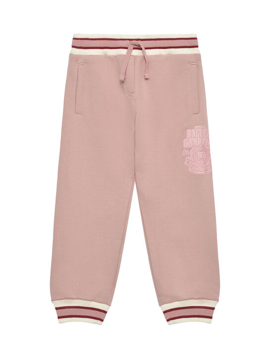 Спортивные брюки с отделкой в полоску, розовые Dolce&Gabbana , арт.  | Фото 1