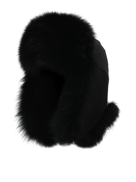 Шапка-ушанка из меха лисы Yves Salomon , арт.  | Фото 1