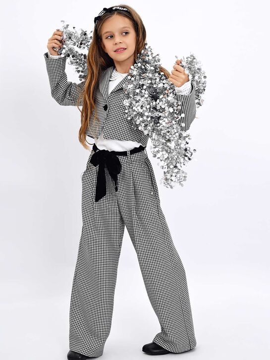 Брюки палаццо с бантом Monnalisa , арт.  | Фото 2