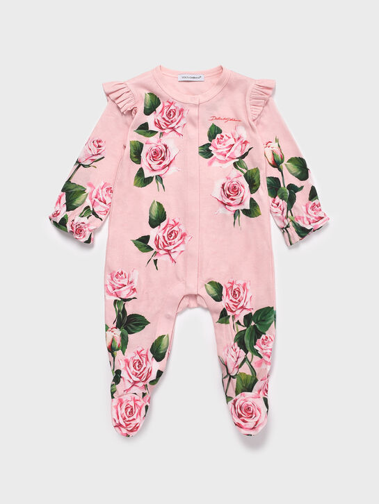 Комплект: комбинезон, шапка и слюнявчик, розовый Dolce&Gabbana , арт.  | Фото 2