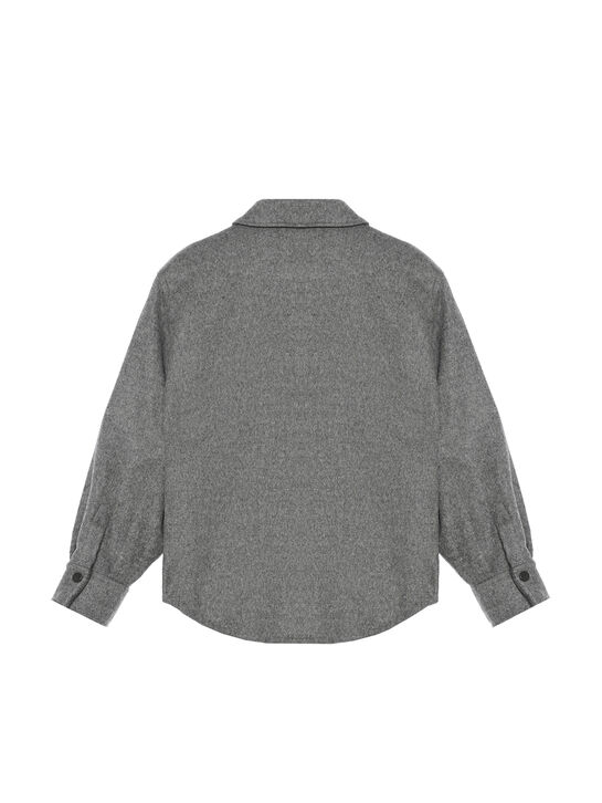 Рубашка утепленная с накладными карманами Brunello Cucinelli , арт.  | Фото 3