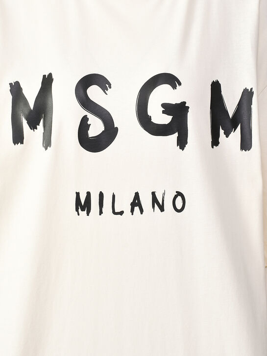 Платье-футболка, белая MSGM , арт.  | Фото 3