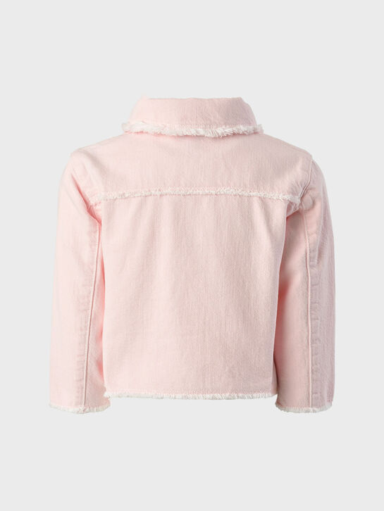 Джинсовая куртка, розовая Emporio Armani , арт.  | Фото 2