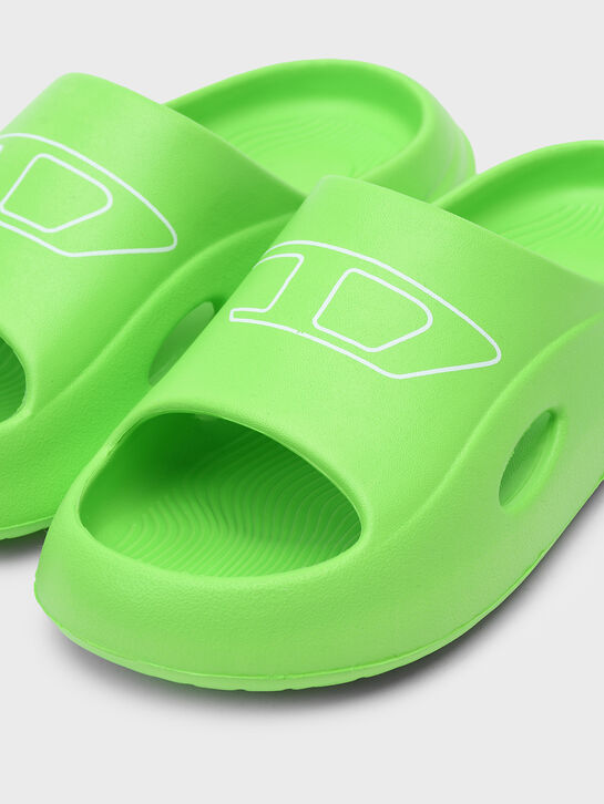 Шлепанцы салатового цвета Diesel , арт.  | Фото 7