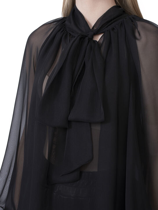 Блуза прозрачная, черная Flashin , арт.  | Фото 9