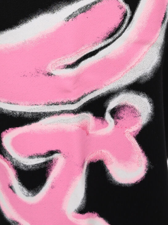 Спортивные брюки с розовым лого, черные Disclaimer , арт.  | Фото 3