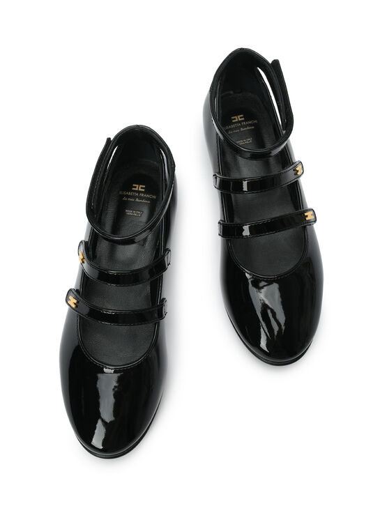 Туфли лаковые черные Elisabetta Franchi , арт.  | Фото 5