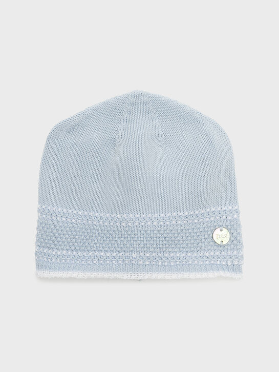 Шапка вязаная, голубая Paz Rodriguez , арт.  | Фото 1
