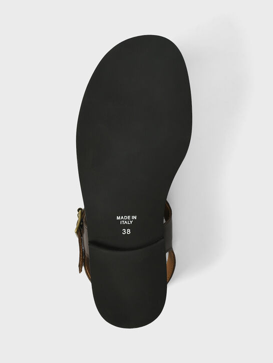 Босоножки классические, коричневые Gallucci , арт.  | Фото 5