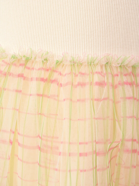 Платье с трикотажным верхом и юбкой из фатина MARNI , арт.  | Фото 4