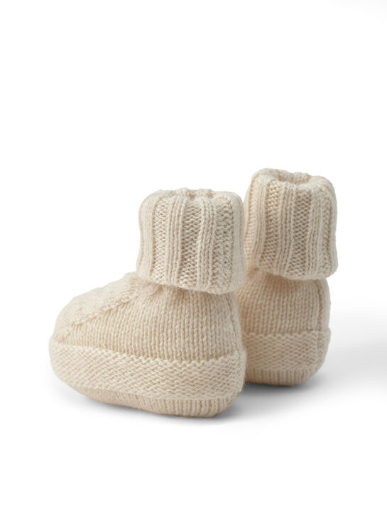 Пинетки из кашемира, кремовые Tomax , арт.  | Фото 3