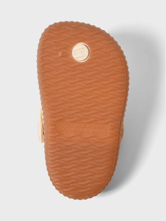 Сланцы с лого, бежевые Dolce&Gabbana , арт.  | Фото 5