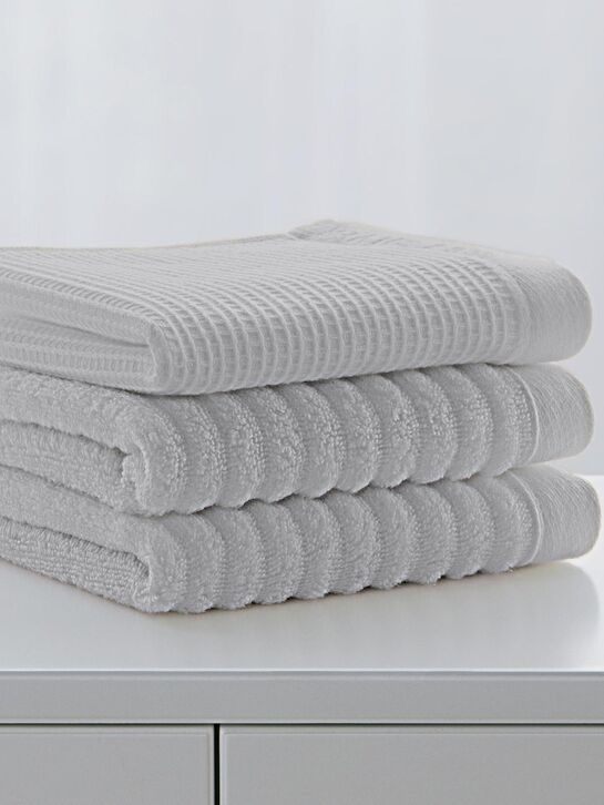 Набор Полотенец 3шт 30*30см &quot;Soft Silver&quot; Soft touch, Благородное серебро  , арт.  | Фото 2