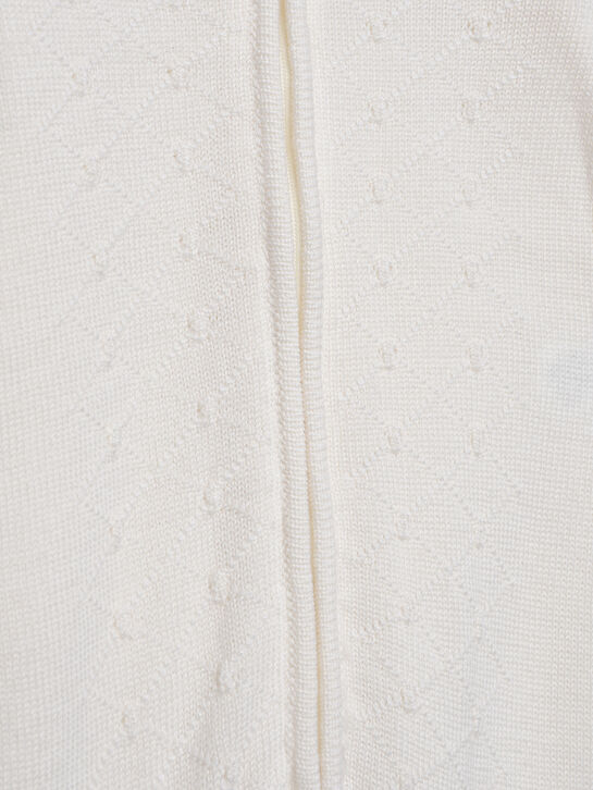 Комбинезон из шерсти с кружевным воротником Tomax , арт.  | Фото 3