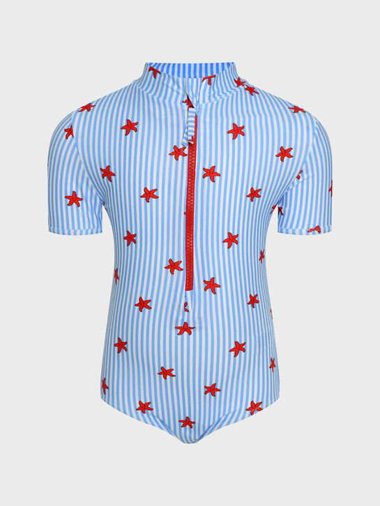 Купальник в полоску с принтом &quot;звезды&quot; Saint Barth , арт.  | Фото 1