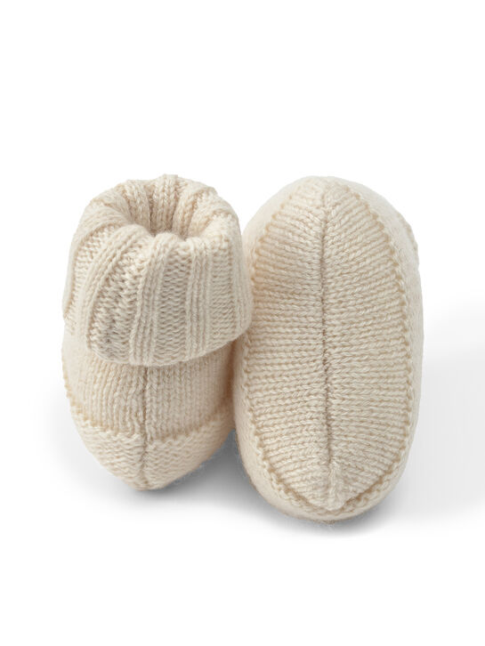 Пинетки из кашемира, кремовые Tomax , арт.  | Фото 4