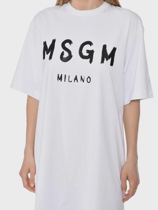 Платье-футболка, белое MSGM , арт.  | Фото 8
