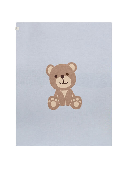 Плед вязаный, декор медвежонок Maglificio di Verona , арт.  | Фото 2