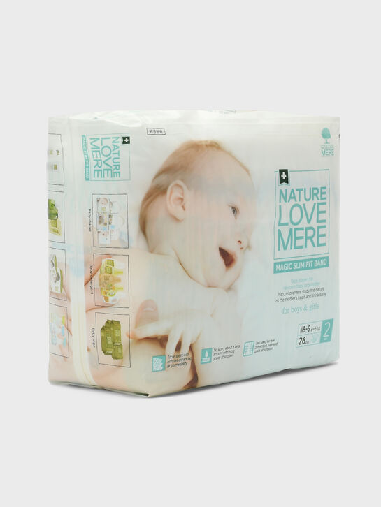 Подгузники ультратонкие MAGIC SLIM S 3-6 кг, 26 шт NATURE LOVE MERE , арт.  | Фото 2