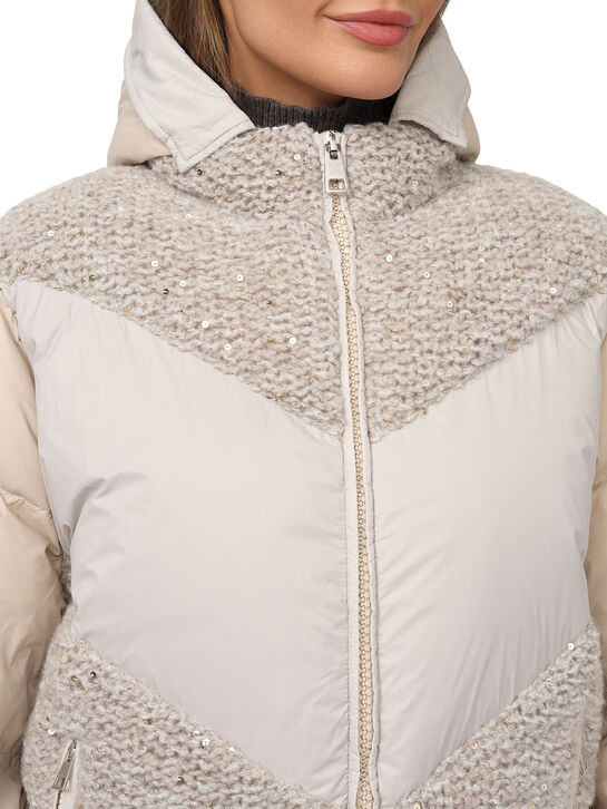 Куртка стеганая с трикотажными вставками Panicale , арт.  | Фото 6