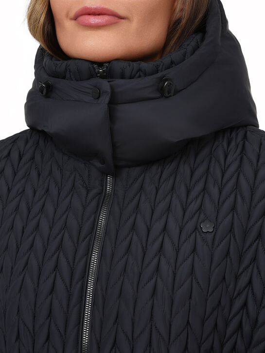 Куртка с капюшоном, черная Naumi , арт.  | Фото 6