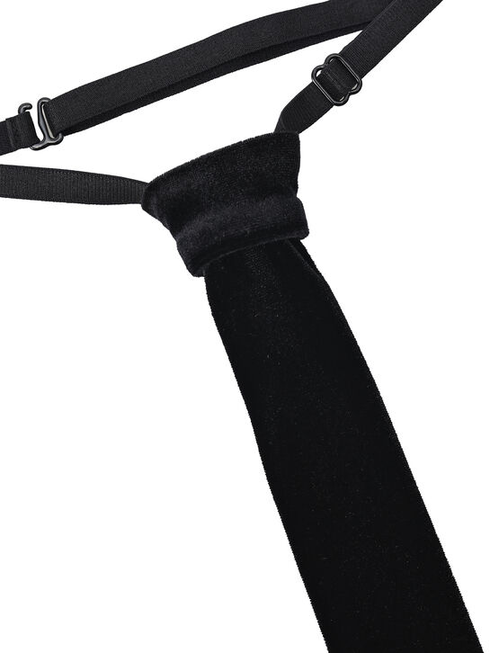 Галстук бархатный, черный PRAIRIE Saint Petersburg , арт.  | Фото 4