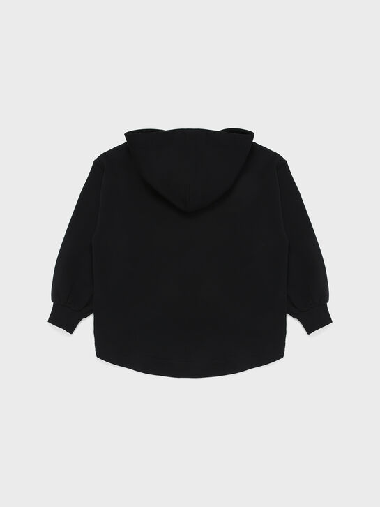 Спортивная куртка с лого в тон, черная Diesel , арт.  | Фото 2