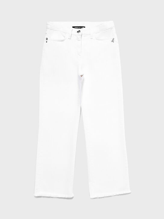Джинсы прямого кроя, белые Patrizia Pepe , арт.  | Фото 1